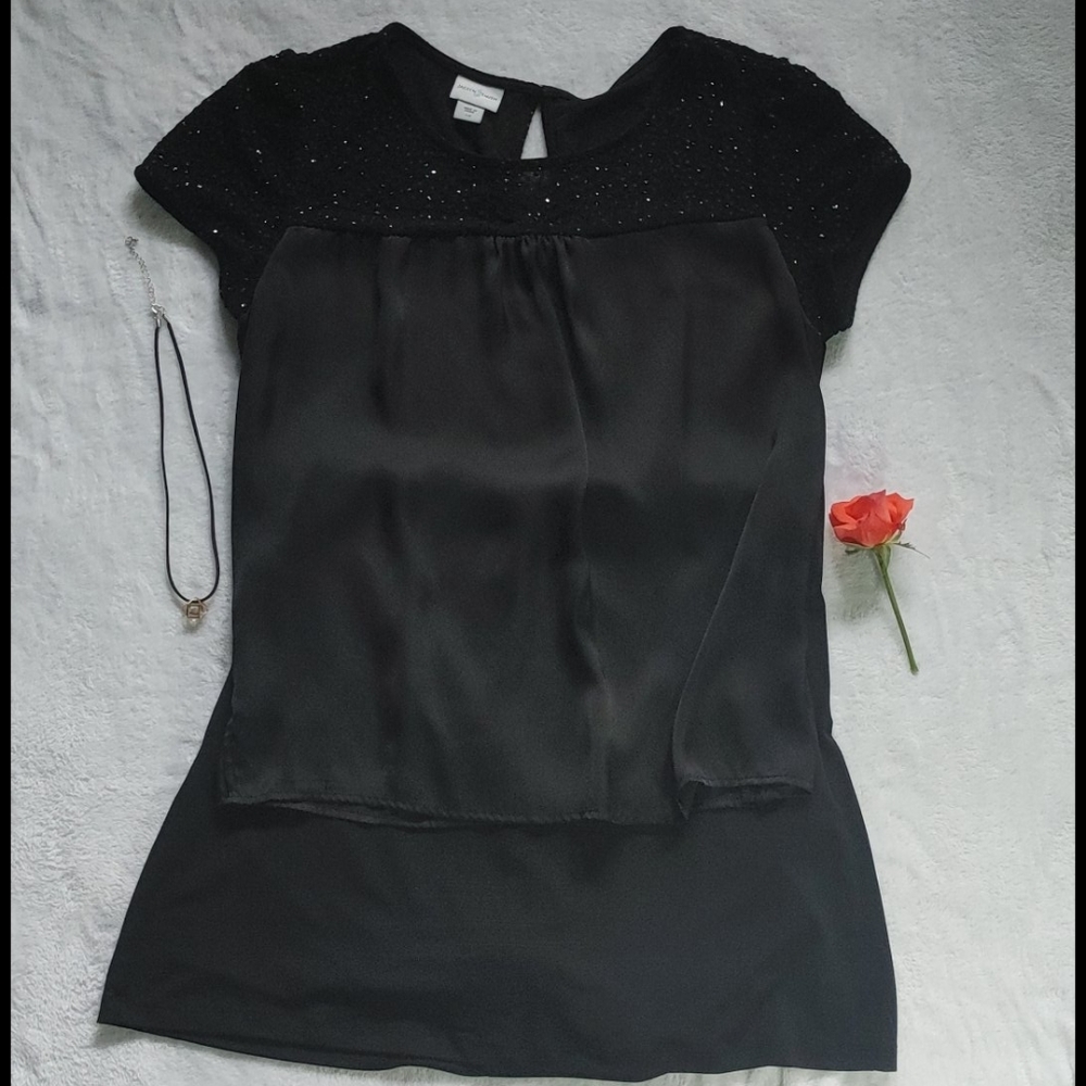 Jaclyn Smith Sequin Top